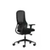 Oqonos Cherg 021 Silla de Oficina Ergonomica con Mecanismo Autobalanceado, Reposabrazos 4D, Asiento Deslizable y Ruedas de Silic