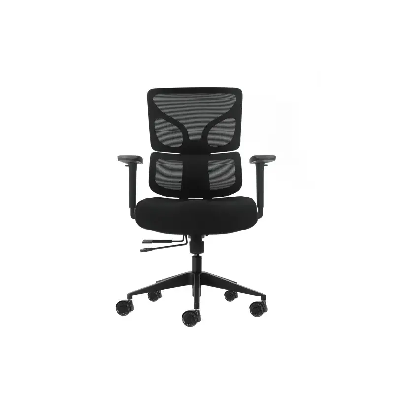 Oqonos Cherg 012 Silla de Oficina Ergonomica con Respaldo y Asiento de Malla Elastica, Reposabrazos 4D, Asiento Deslizable Ergon