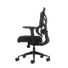Oqonos Cherg 012 Silla de Oficina Ergonomica con Respaldo y Asiento de Malla Elastica, Reposabrazos 4D, Asiento Deslizable Ergon
