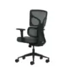Oqonos Cherg 013 Silla de Oficina Ergonomica con Respaldo y Asiento de Malla Elastica, Reposabrazos 4D, Asiento Deslizable Ergon