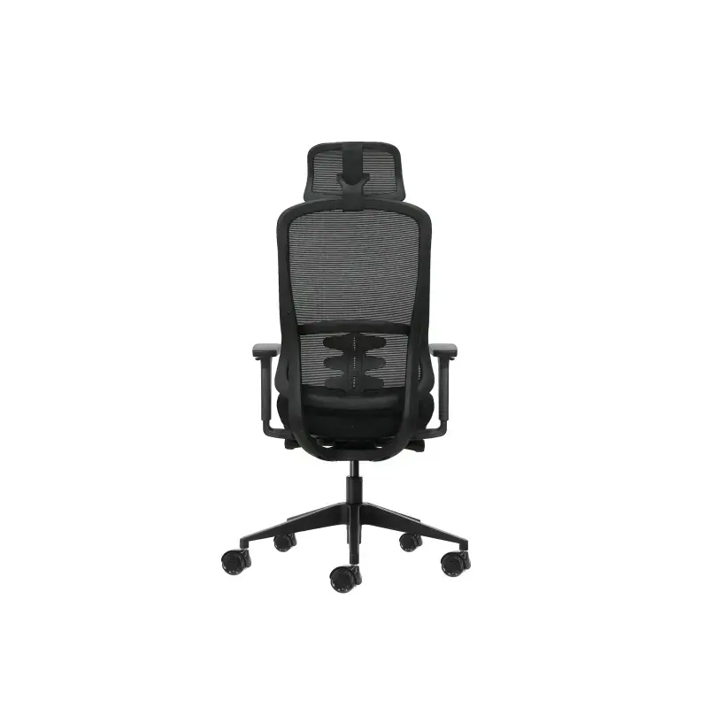 Oqonos Cherg 018 Silla de Oficina Ergonomica con Reposacabezas Cervical Ajustable, Mecanismo Autobalanceado, Reposabrazos 4D, As