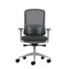 Oqonos Cherg 023 Silla de Oficina Ergonomica con Mecanismo Autobalanceado, Reposabrazos 4D, Asiento Deslizable y Ruedas de Silic