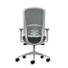 Oqonos Cherg 023 Silla de Oficina Ergonomica con Mecanismo Autobalanceado, Reposabrazos 4D, Asiento Deslizable y Ruedas de Silic