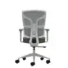 Oqonos Cherg 015 Silla de Oficina Ergonomica con Respaldo y Asiento de Malla Elastica, Reposabrazos 4D, Asiento Deslizable Ergon