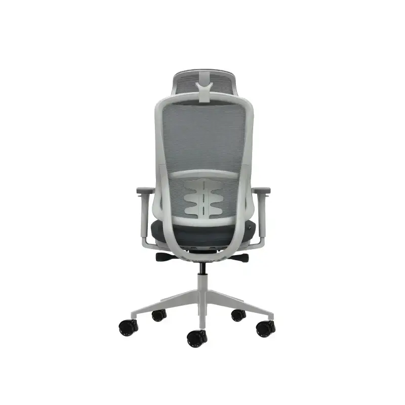 Oqonos Cherg 022 Silla de Oficina Ergonomica con Reposacabezas Cervical Ajustable, Mecanismo Autobalanceado, Reposabrazos 4D, As