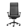 Oqonos Cherg 028 Silla de Oficina Ergonomica con Respaldo y Asiento de Malla Elastica, Mecanismo Autobalanceado, Reposabrazos 4D