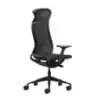 Oqonos Cherg 028 Silla de Oficina Ergonomica con Respaldo y Asiento de Malla Elastica, Mecanismo Autobalanceado, Reposabrazos 4D