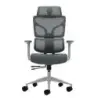 Oqonos Cherg 014 Silla de Oficina Ergonomica con Reposacabezas Cervical Ajustable, Respaldo y Asiento de Malla Elastica, Reposab