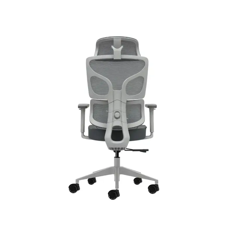 Oqonos Cherg 014 Silla de Oficina Ergonomica con Reposacabezas Cervical Ajustable, Respaldo y Asiento de Malla Elastica, Reposab