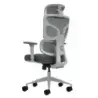 Oqonos Cherg 014 Silla de Oficina Ergonomica con Reposacabezas Cervical Ajustable, Respaldo y Asiento de Malla Elastica, Reposab
