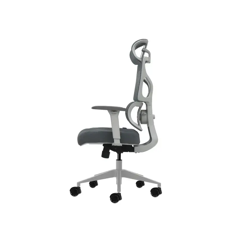 Oqonos Cherg 014 Silla de Oficina Ergonomica con Reposacabezas Cervical Ajustable, Respaldo y Asiento de Malla Elastica, Reposab