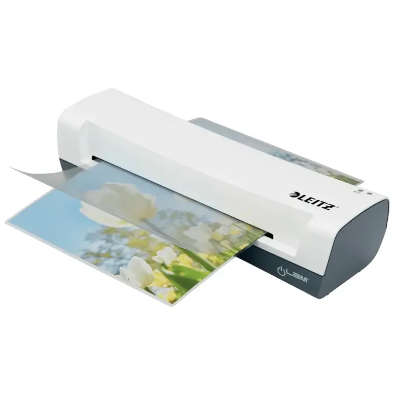 Leitz iLAM Home A4 Plastificadora - Hasta Tamaño A4 - Velocidad 300mm/min - Calentamiento en 3 Minutos - Grueso Bolsa 75 y 125mi