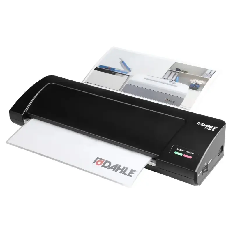 Dahle 70303 Plastificadora A3 - Calidad Fotografica - Calentamiento en 40seg - Velocidad de 500mm/min - Espesor a Plastificar Ma