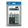 Milan Calculadoras de 12 Digitos - 3 Teclas de Memoria - Calculo de Margenes - Raiz Cuadrada - Apagado Automatico - Color Blanco