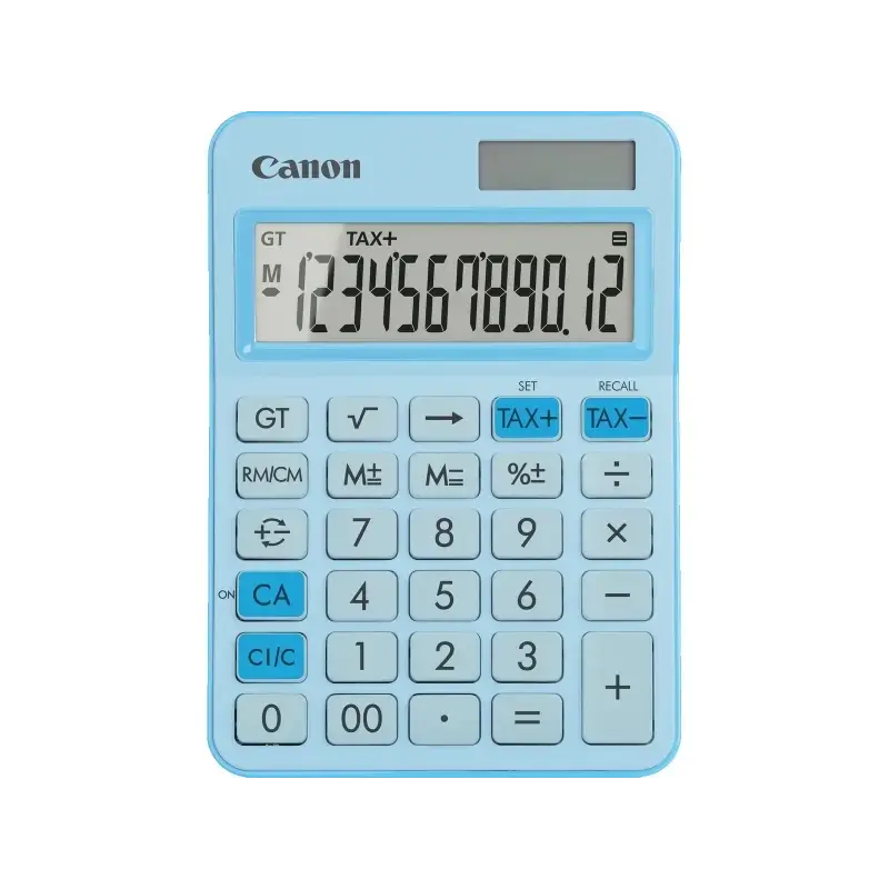 Canon LS-125KB Calculadora de Sobremesa con Pantalla LCD de 12 Digitos - Raiz Cuadrada, Calculo de Constantes, Gran Total, Cambi