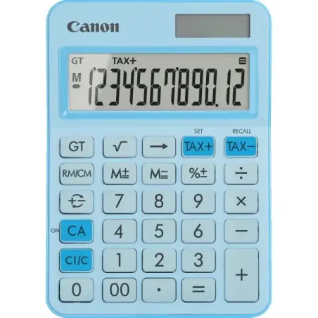 Canon LS-125KB Calculadora de Sobremesa con Pantalla LCD de 12 Digitos - Raiz Cuadrada, Calculo de Constantes, Gran Total, Cambi