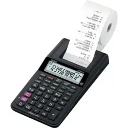 Casio HR-8RCE Calculadora Impresora de Sobremesa Compacta - Pantalla de 12 Digitos - Impresion de 2 Lineas por Segundo - Color N
