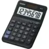 Casio MS-8F Calculadora de Sobremesa con Pantalla Extragrande de 8 Digitos - Signos de Comando de Funcion - Alimentacion Solar y