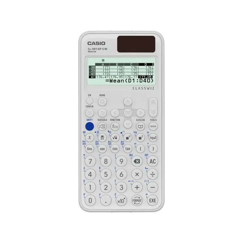 Casio Iberia Classwiz FX-991 SP Calculadora Cientifica Pantalla LCD 12 Digitos - Mas de 560 Funciones - Tapa Protectora - Color