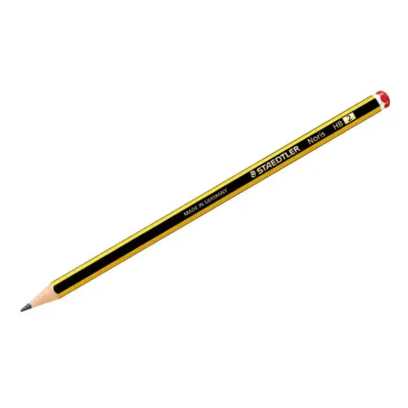 Staedtler Noris 120-2 Lapiz de Grafito Hexagonal HB - Mina Ultrarresistente de 2mm - Madera de Bosques Sostenibles | Ahorro Impr