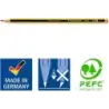 Staedtler Noris 120-0 Lapiz de Grafito - Mina 2B - Resistencia a la Rotura | Ahorro Imprimiendo