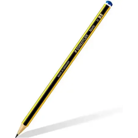 Staedtler Noris 120-3 Lapiz de Grafito Hexagonal - Mina H - Resistencia a la Rotura - Madera de Bosques Sostenibles | Ahorro Imp
