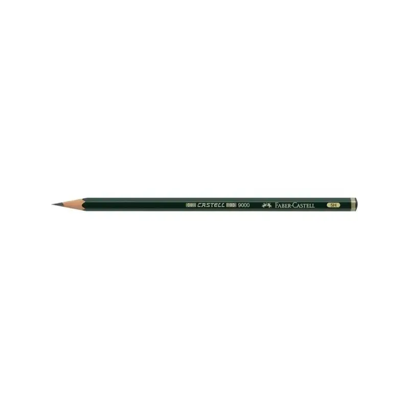Faber-Castell Castell 9000 Lapiz de Grafito 5H - Mina Resistente a la Rotura - Ecologico | Ahorro Imprimiendo