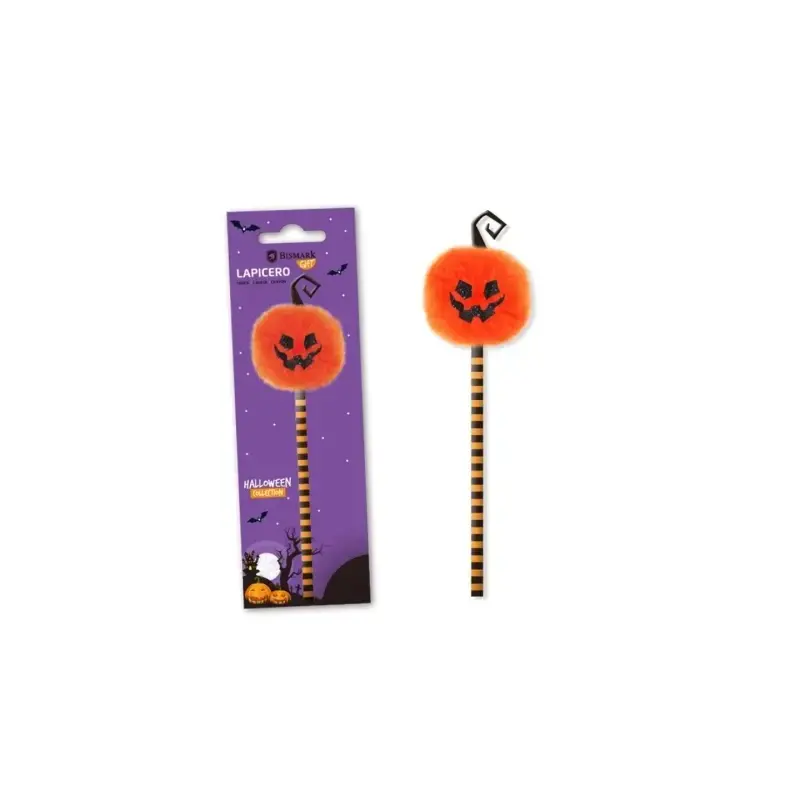 Bismark Lapiz Diseño Calabaza - Pompon Suave con Forma de Calabaza | Ahorro Imprimiendo