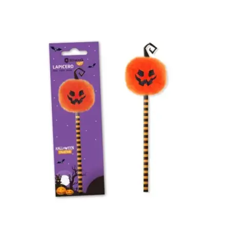 Bismark Lapiz Diseño Calabaza - Pompon Suave con Forma de Calabaza | Ahorro Imprimiendo