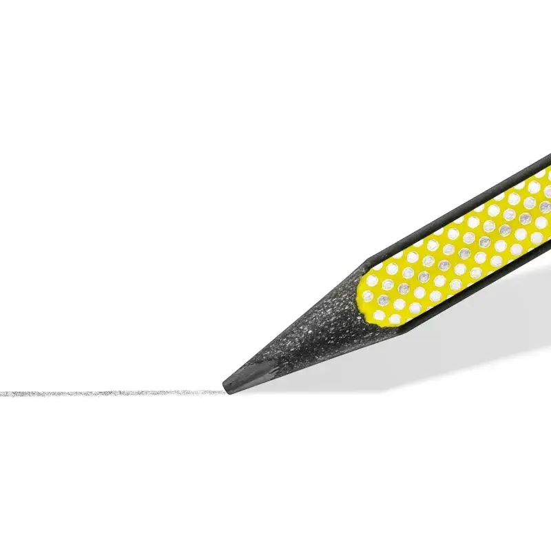Staedtler Norix Pack de 2 Lapices de Grafito HB + Borrador + Sacapuntas - Madera Negra - Diseño Inteligente | Ahorro Imprimiendo
