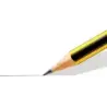 Staedtler Noris 120 Pack de 12 Lapices de Grafito Hexagonales + Goma de Borrar - Mina HB Ultrarresistente de 2mm - Madera de Bos
