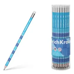 Erichkrause 2x2 Lapiz de Grafito HB con Goma de Borrar - Madera Seleccionada - Decorado con las Tablas de Multiplicar - Facil Af