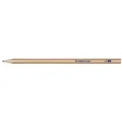 Staedtler Noris Natural 130 Lapiz de Grafito Hexagonal HB - Madera Certificada FSC - Cuerpo de Color Madera Natural | Ahorro Imp