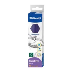 Pelikan Lapiz Hexagonal de Madera HB - Punta de Grafito - Mina Resistente | Ahorro Imprimiendo