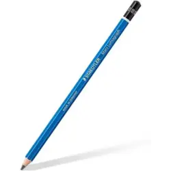 Staedtler Mars Lumograph 100 Lapiz de Grafito Hexagonal - Mina 8B - Resistencia a la Rotura - Madera de Bosques Sostenibles | Ah