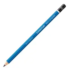 Staedtler Mars Lumograph 100 Lapiz de Grafito Hexagonal - Mina 3B Ultrarresistente de 2.5mm - Madera de Bosques Sostenibles - Ca