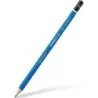 Staedtler Mars Lumograph 100 Lapiz de Grafito Hexagonal - Mina 2B - Resistencia a la Rotura - Madera de Bosques Sostenibles | Ah