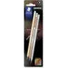 Staedtler Norix Pack de 3 Lapices de Grafito HB - Madera Negra - Diseño Inteligente | Ahorro Imprimiendo