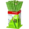 Stabilo GREENgraph Expositor con 60 Lapices de Grafito - Mina HB 2.2mm - 100% Madera Cultivada de Forma Sostenible - Cuerpo de C