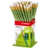 Stabilo GREENgraph Expositor con 60 Lapices de Grafito con Goma - Mina HB 2.2mm - 100% Madera Cultivada de Forma Sostenible - Cu