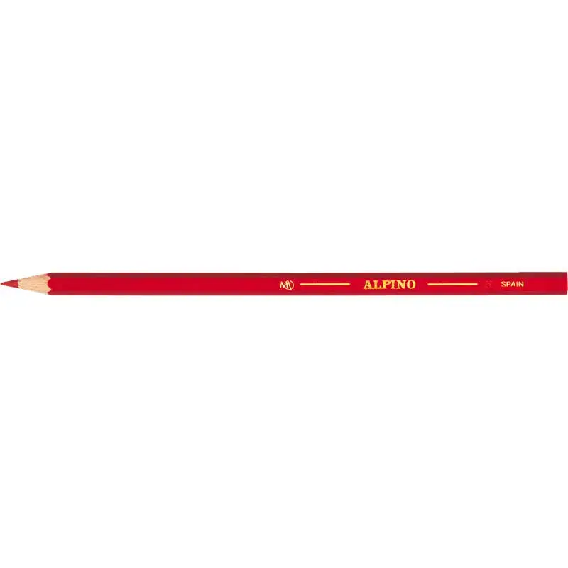 Alpino Pack de 24 Lapices de Colores Hexagonales - Mina de 3mm - Resistente a la Rotura - Bandeja Extraible - Colores Surtidos |