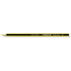 Staedtler Noris Colour 185 Lapiz Hexagonal de Color - Resistencia a la Rotura - Material Wopex - Color Amarillo Claro | Ahorro I