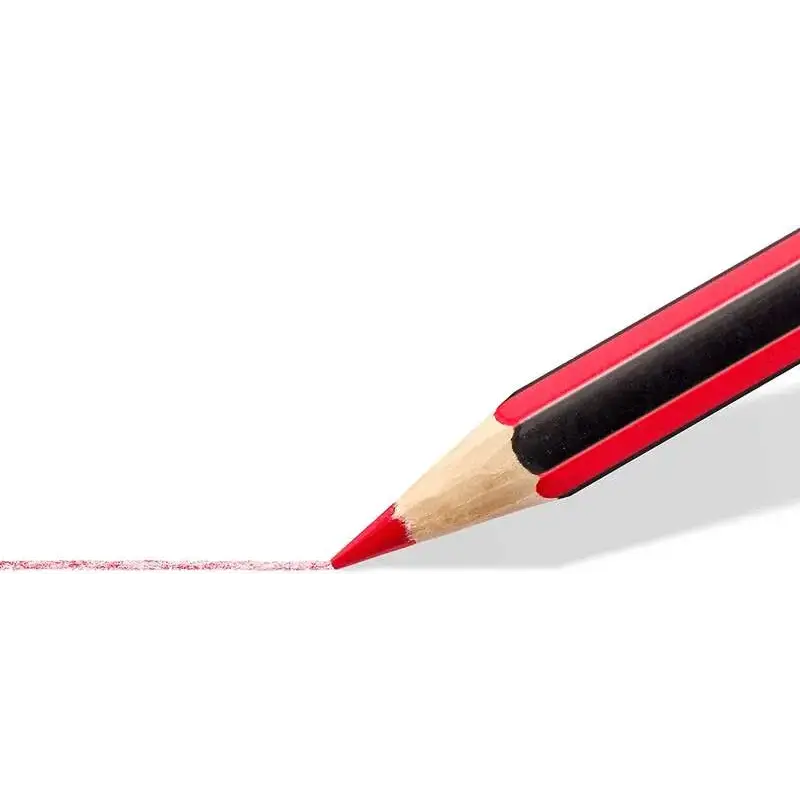 Staedtler Noris Colour 185 Pack de 12 Lapices Hexagonales de Colores - Fabricados en Wopex - Muy Resistentes - Madera de Fuentes