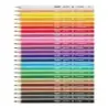 Milan Pack de 24 Lapices Triangulares Acuarelables + Pincel - Mina 2.9mm - Trazo Uniforme - Resistente a la Rotura - Colores Sur