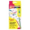 Jovi Woodless Pack de 12 Lapices de Colores - Forma Triangular - Minas Resistentes - Sin Madera - Colores Surtidos | Ahorro Impr