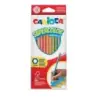 Carioca Supercolor Pack de 12 Lapices de Colores - Cuerpo de Madera Hexagonal - Colores Intensos y Gran Opacidad - Mina de 3.3mm