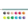 Carioca Supercolor Pack de 12 Lapices de Colores - Cuerpo de Madera Hexagonal - Colores Intensos y Gran Opacidad - Mina de 3.3mm