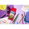 Faber-Castell Classic Colour Pack de 12 Lapices de Colores Hexagonales - Resistencia a la Rotura - Colores Surtidos | Ahorro Imp