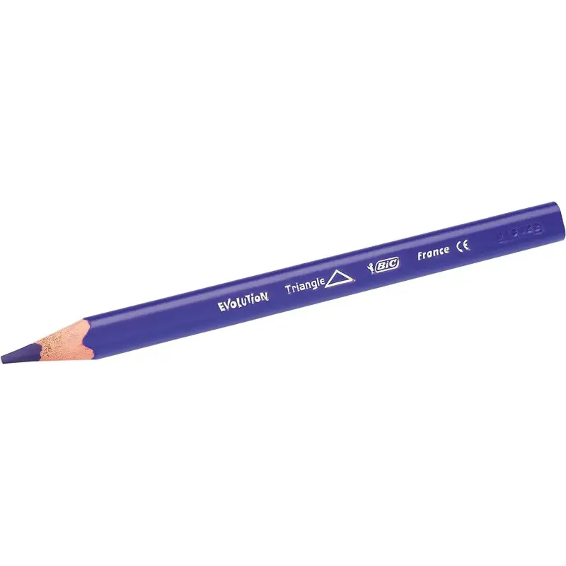 Bic Kids Evolution Triangle Pack de 12 Lapices de Colores Triangulares - Punta Ultraresistente - Sin Madera | Ahorro Imprimiendo