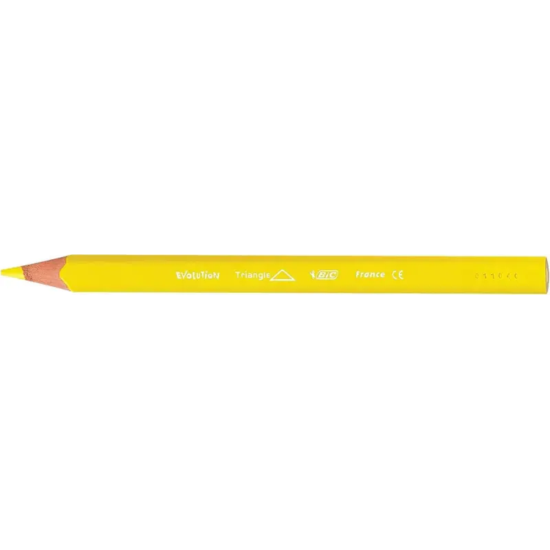 Bic Kids Evolution Triangle Pack de 12 Lapices de Colores Triangulares - Punta Ultraresistente - Sin Madera | Ahorro Imprimiendo